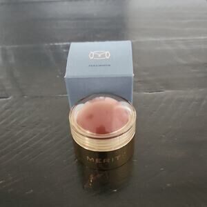 MERIT BEAUTY Flush Balm Creamy Blush & Lip Tint Shade Persimmon Full Size